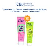  Combo Kem Tẩy Lông Nách, Tẩy Lông Tay Chân Cleo 100g & Gel Dưỡng Dịu Da 20g 