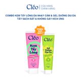  Combo Kem Tẩy Lông Nách, Tẩy Lông Tay Chân Cleo 50g & Gel Dưỡng Dịu Da 20g 