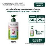  Sữa Tắm Natufres French Chic Rượu Vang Đỏ Bordeaux 