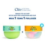 Bingsu Tẩy Da Chết Matcha Cleo - Làm Sạch Sâu Lỗ Chân Lông, Ngừa Mụn Lưng 200g 