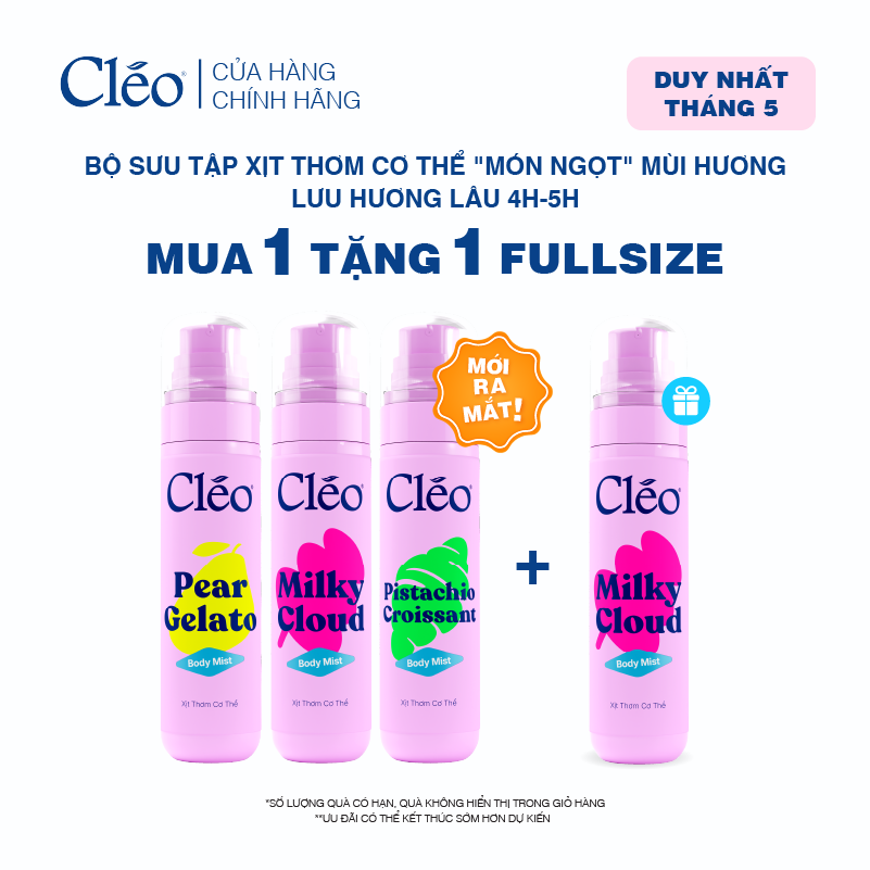  Xịt Thơm Toàn Thân Body Mist Cleo 100ml 