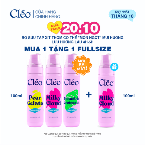  Xịt Thơm Toàn Thân Body Mist Cleo 100ml 