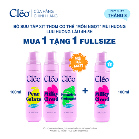  Xịt Thơm Toàn Thân Body Mist Cleo 100ml 
