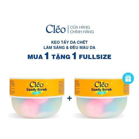  Kẹo Tẩy Da Chết Candy Fruity Cleo - Giảm Thâm Sần, Làm Sáng & Đều Màu Da 150g 