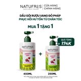  Dầu Gội Natufres French Chic Rượu Vang Đỏ Bordeaux 