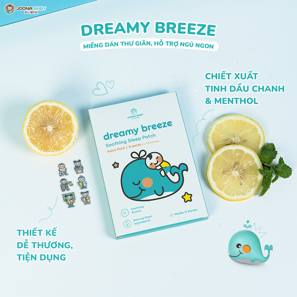 Miếng dán thư giãn, hỗ trợ ngủ ngon Dreamy Breeze