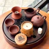  Lót Đế Gỗ Cho Nến Thơm - Gỗ Thông Tự Nhiên 