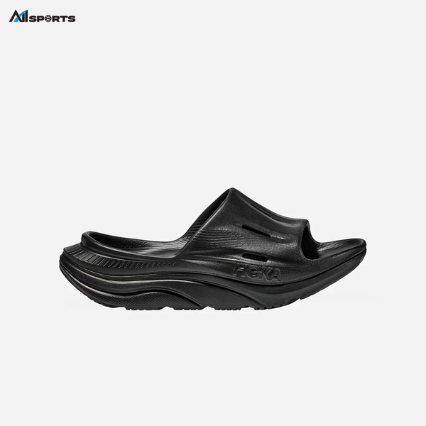 HOKA - ORA RECOVERY SLIDE 3 - BLACK - 1135061-BBLC - Dép Quai Ngang Unisex
