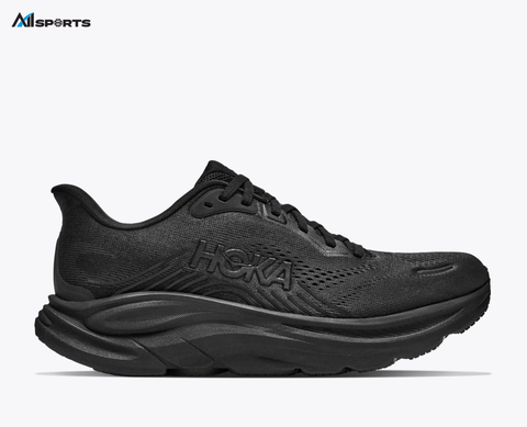 HOKA - CLIFTON 11 WIDE - BLACK - 1177538-BBLC - Giày Chạy Bộ