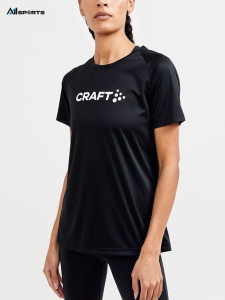 CRAFT - CORE ESSENCE LOGO TEE (W) - BLACK - 1911785-9990 - Áo thun thể thao nữ