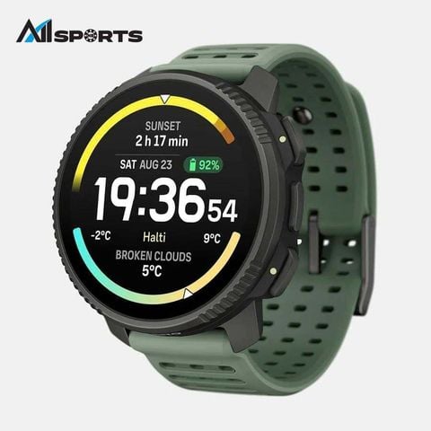 ĐỒNG HỒ SUUNTO VERTICAL 2 - TITANIUM - SAGE - SS051209000 - Đồng hồ thể thao GPS với hơn 115 chế độ thể thao