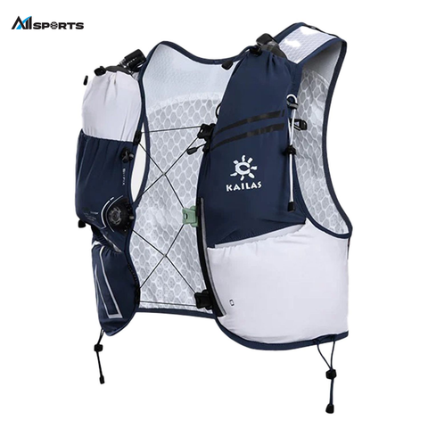 KAILAS - FUGA AIR 8 IV - MIDNIGHT BLUE - KA2364003.BLUE - Balo Vest nước chạy bộ địa hình