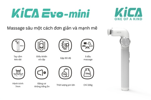 Máy massage cầm tay gấp gọn KICA - EVO MINI