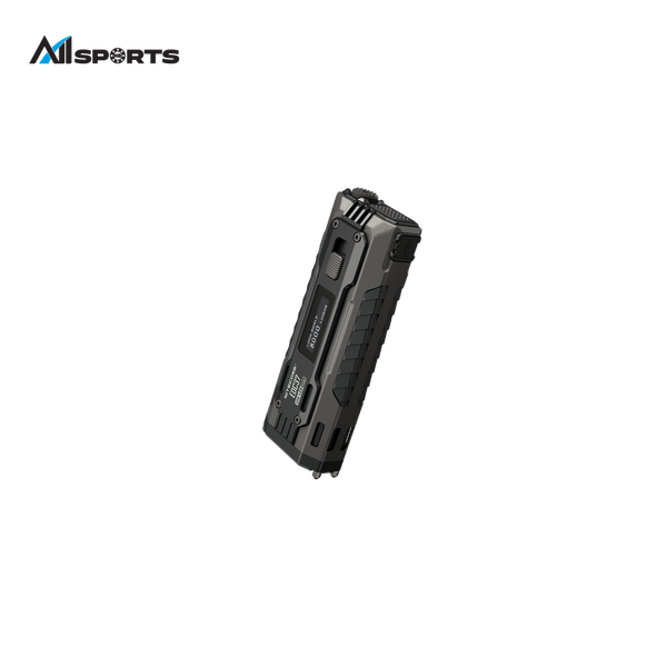 NITECORE - EDC37 - Đèn pin siêu sáng 8000 Lm, pin 8000mAh, sạc nhanh 18W, màn hình OLED
