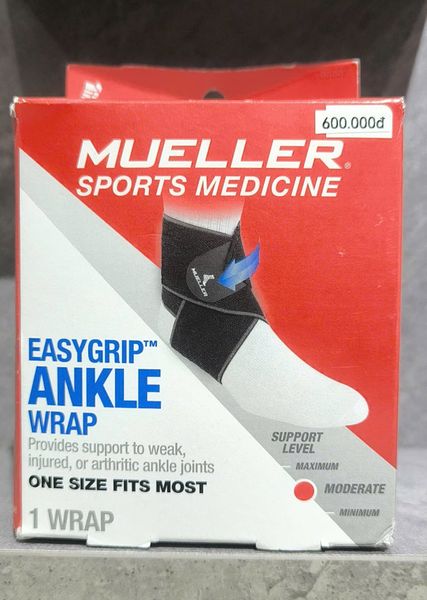 BĂNG MẮT CÁ HỖ TRỢ HIỆU Mueller Easygrip Ankle Wrap (1 Chiếc/Hộp ) - ML.65557