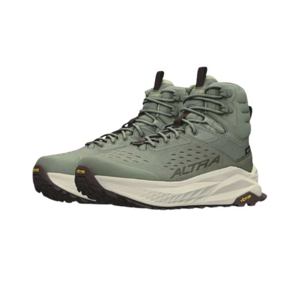 Giày Leo Núi Nữ - ALTRA - OLYMPUS 6 HIKE MID GTX (W) - DUSTY OLIVE - AL0A85NQ3151