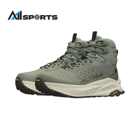 Giày Leo Núi Nữ - ALTRA - OLYMPUS 6 HIKE MID GTX (W) - DUSTY OLIVE - AL0A85NQ3151