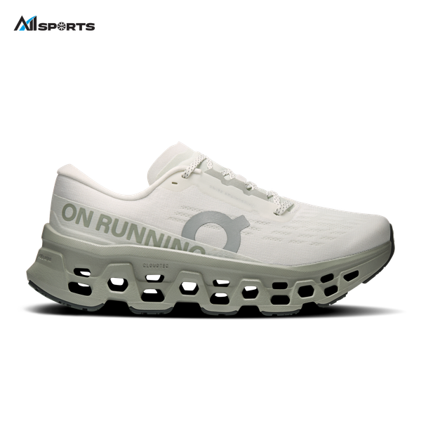 Giày chạy bộ thành phố Nữ ON CLOUDMONSTER 3 (W) - Ivory | Tin - 3WG10034469