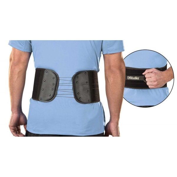 BĂNG LƯNG & VÙNG BỤNG MUELLER ADJUSTABLE BACK & ABDOMINAL SUPPORT (điều chỉnh được bằng 1 tay) ML.68147-NS