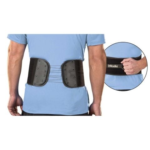 BĂNG LƯNG & VÙNG BỤNG MUELLER ADJUSTABLE BACK & ABDOMINAL SUPPORT (điều chỉnh được bằng 1 tay) ML.68147-NS