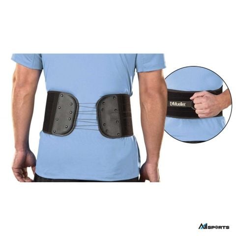 MUELLER - ADJUSTABLE BACK & ABDOMINAL SUPPORT - ML.68147 -BĂNG LƯNG & VÙNG BỤNG  (điều chỉnh được bằng 1 tay)