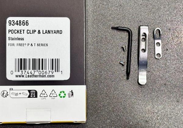 Phụ kiện Leatherman Pocket Clip, Free® P & T Series #934866 - hình 1