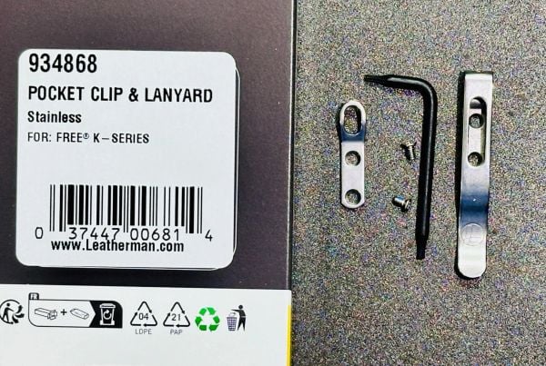 Phụ kiện Leatherman Pocket Clip & Lanyard ring K series #934868 - hình 1