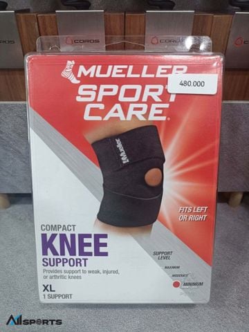 BĂNG ĐẦU GỐI GỌN NHẸ HIỆU Mueller Compact Knee Support  (1 Chiếc/Hộp) - ML.58677