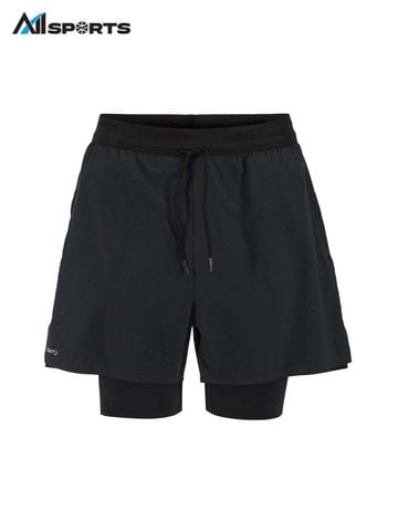 Quần thể thao CRAFT - HYPERVENT 2-IN-1 SHORTS (M) - BLACK - C17282-9990