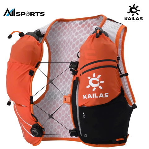 KAILAS - FUGA AIR 8 IV - ORANGE - KA2454006.ORANGE - Balo Vest nước chạy bộ địa hình