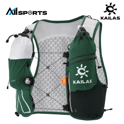 KAILAS - FUGA AIR 8 IV - ROARING FOREST GREEN - KA2454006.GREEN - Balo Vest nước chạy bộ địa hình