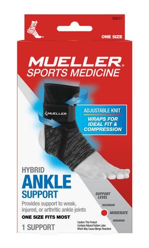 BĂNG QUẤN HỖ TRỢ MẮT CÁ CHÂN HIỆU Mueller Hybrid Ankle Support (1 Chiếc/Hộp ) - ML.65517