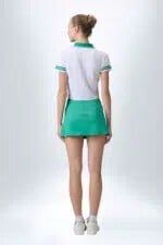 Áo Polo Nữ PILI Form Dáng Croptop – Màu Xanh lá