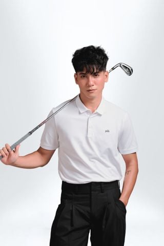 Áo Polo Nam PILI Phối Line Màu Ở Lưng – Màu Trắng