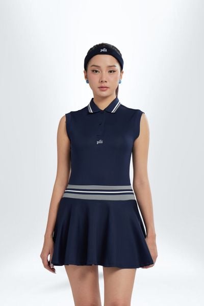 Váy Thể Thao PILI Form Xoè Bản Vai Kín – Màu Xanh navy