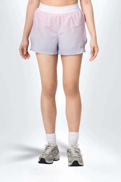 Quần Short Thể Thao Nữ PILI Phối Vạt Chéo – Màu Hồng
