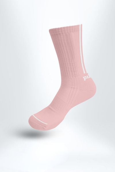 Combo 3 Đôi Tất Cổ Cao Kẻ Sọc Unisex PILI – Màu Hồng