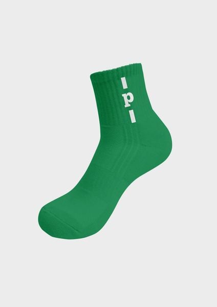 Combo 3 Đôi Tất Cổ Trung Chữ P Unisex PILI – Màu Xanh lá