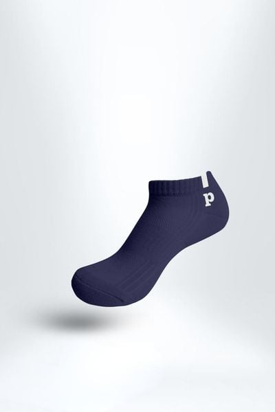Combo 3 Đôi Tất Cổ Thấp Chữ P Unisex PILI – Màu Xanh navy
