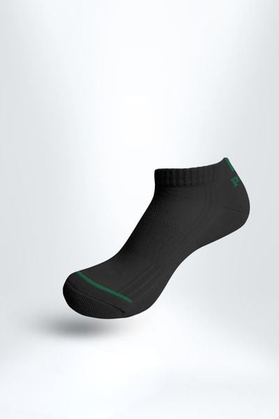 Combo 3 Đôi Tất Cổ Thấp Kẻ Sọc Unisex PILI – Màu Đen