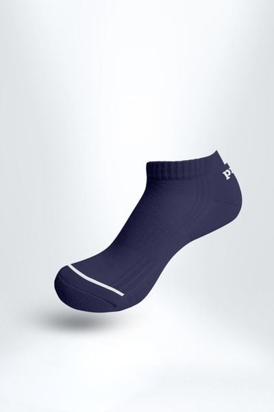 Combo 3 Đôi Tất Cổ Thấp Kẻ Sọc Unisex PILI – Màu Xanh navy