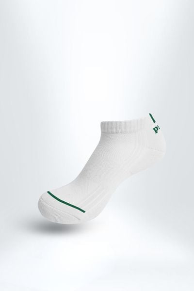 Combo 3 Đôi Tất Cổ Thấp Kẻ Sọc Unisex PILI – Màu Trắng