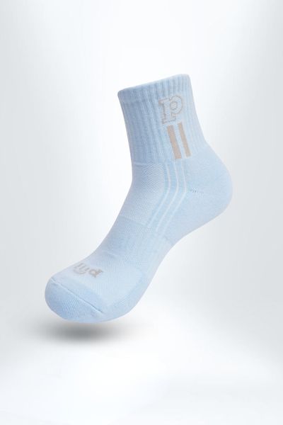 Combo 3 Đôi Tất Cổ Trung, Chất Liệu Cotton Xù PILI – Màu Xanh dương