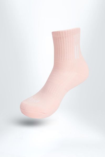 Combo 3 Đôi Tất Cổ Trung, Chất Liệu Cotton Xù PILI – Màu Hồng