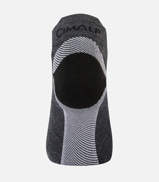 Vớ/tất thể thao chạy bộ thành phố và địa hình CIMALP RUN LOW - CA.I624719.GRI