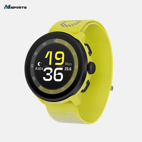 ĐỒNG HỒ THỂ THAO - SUUNTO RUN - Viền THÉP - LIME - CÓ ĐỊNH VỊ GPS