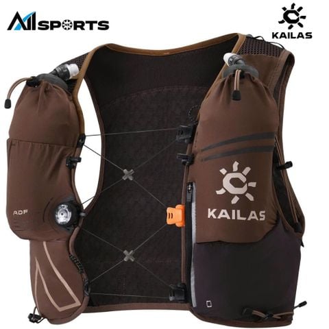 KAILAS - FUGA AIR 8 IV - BROWN - KA2454006.BROWN - Balo Vest nước chạy bộ địa hình
