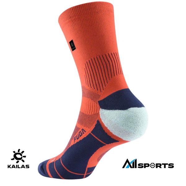 Tất Lửng chạy bộ Nam Nữ Kailas Mid-cut Trail Running Socks Unisex's ( CÓ cotton ) - KH2402003.FUGAORANGE