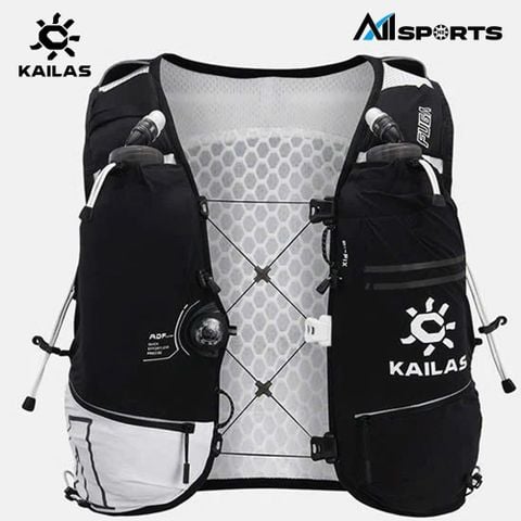 Balo Vest nước chạy bộ địa hình Kailas Fuga Air 13 II - KA2454003.BLACKWHITE