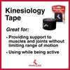 Băng Dán Kinesiology MUELLER TYPHOON ELITE Giảm Đau Hỗ Trợ Cơ Khớp 20 Miếng Cắt Sẵn I-Strips BLACK - ML.24817